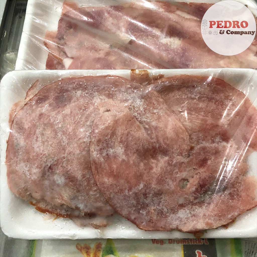 

Ham lean cut (no fat) slice pork per 100 gram - FROZEN