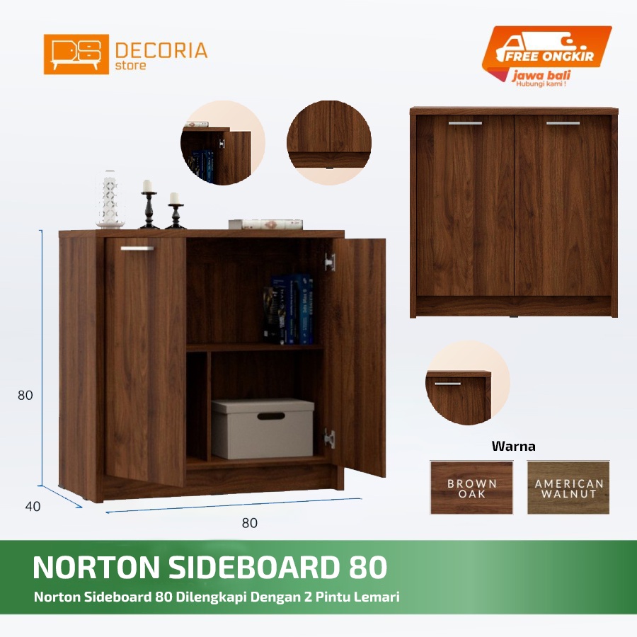 Bufet/MejaTV 80 NORTON SIDEBOARD