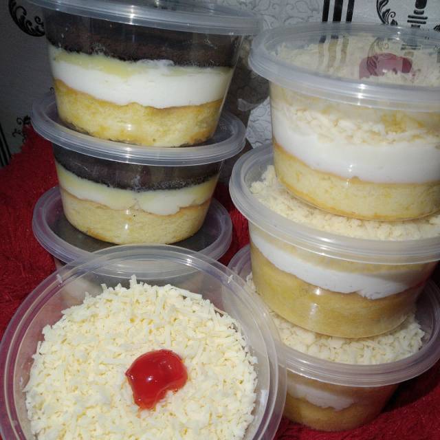 

Dessert box cheese milk bath (dessert box keju)