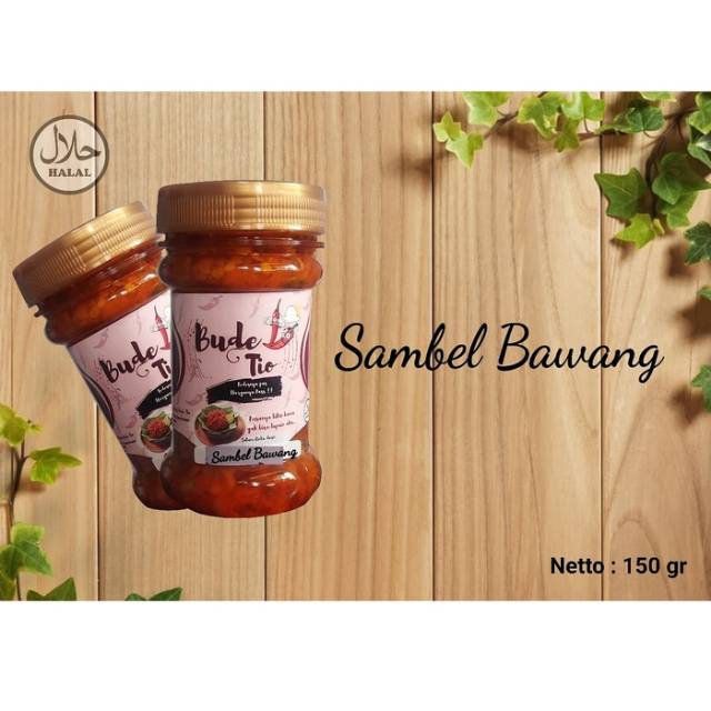 

Sambal Bawang Khas Bude Tio