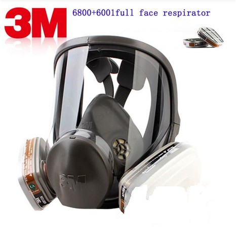 Full Face Mask Respirator 3M 6800 Masker Full Face Reusable 3M 6800