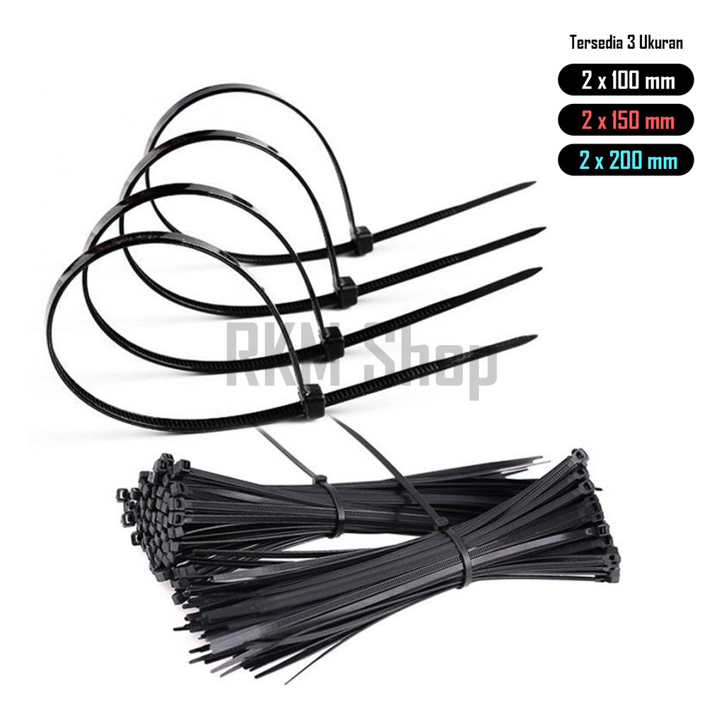 

Tali tis / Tali ties tersedia dalam beberapa ukuran (isi 100 pcs)