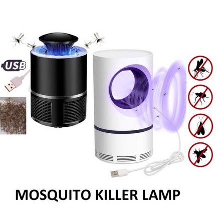 Perangkap Nyamuk Jebakan Lalat Kipas Lampu LED UV Ultraviolet Elektrik