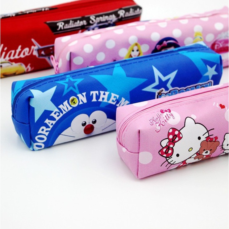 Grosir - S591 Tempat Pensil Karakter / Pencil Pouch / Stationary / Perlengkapan Sekolah