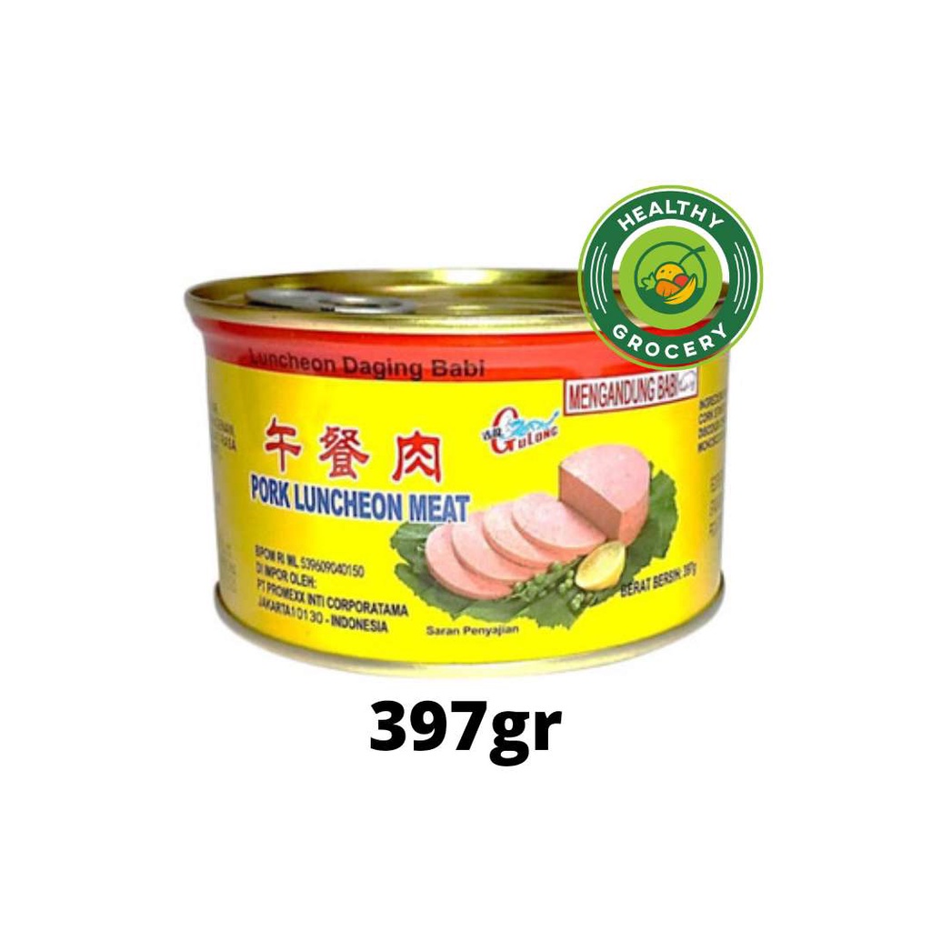 Gulong Pork Luncheon Meat 397gr / Daging Babi Olahan