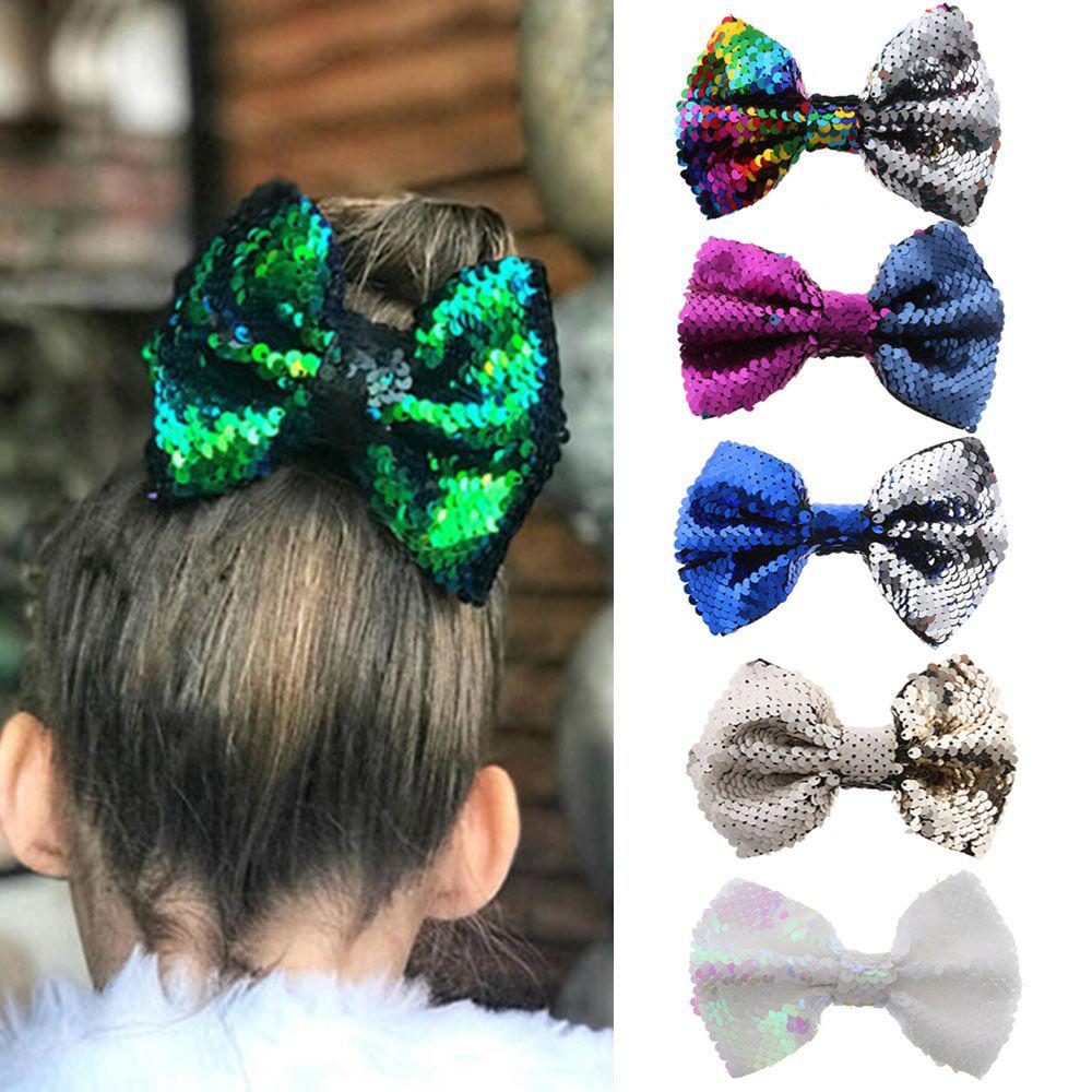 KAREN Hair Clip Jepit Rambut Desain Pita  Sequin Multi 