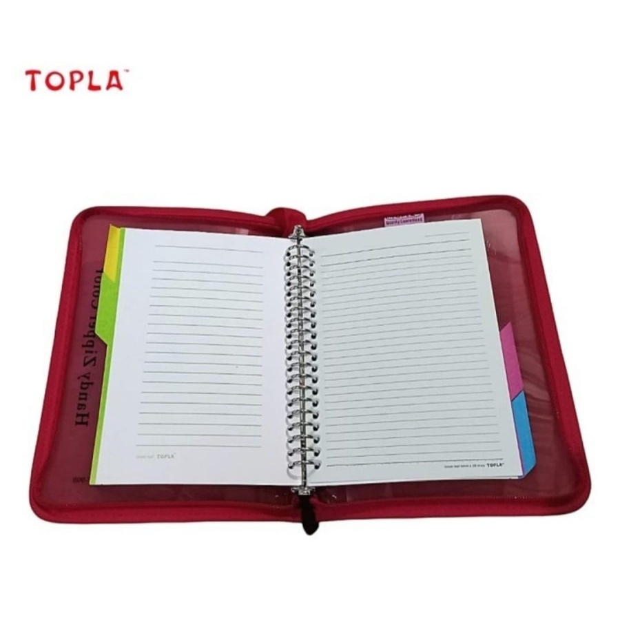 

RB ZIPPER BINDER TOPLA UKURAN A5 BNT 998 BINDER NOTE BINDER FILE TERMURAH