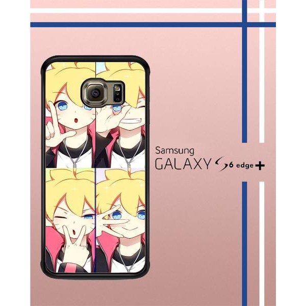 Casing Custom Hardcase Polycarbonate Hp Samsung Galaxy S6 Edge Plus Case Cover Boruto