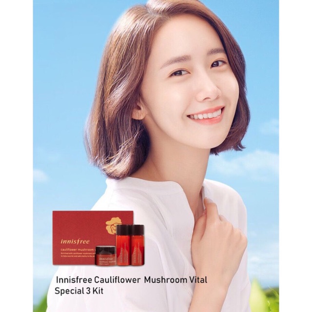Innisfree Cauliflower Mushroom Vital Special travel kit 3item inisfree