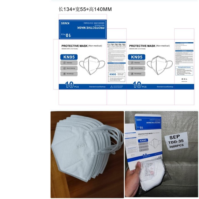 MASKER MEDIOCARE KN95 1BOX ISI 10 PCS