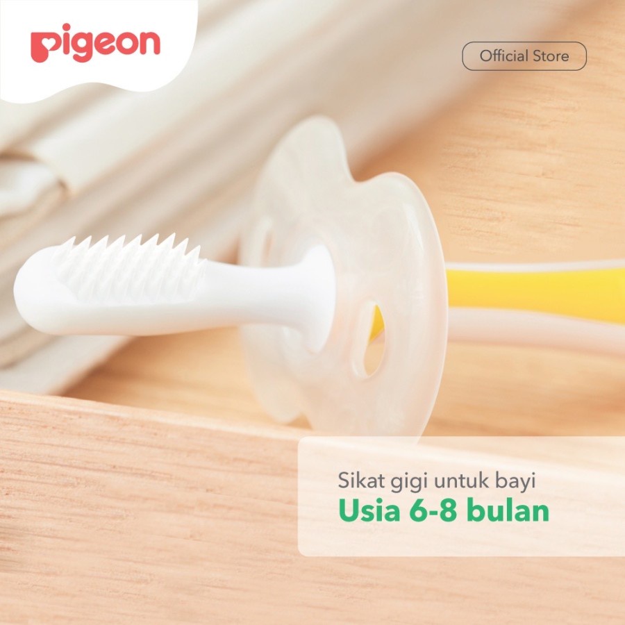 PIGEON TRAINING TOOTHBRUSH L-1 Pigeon Sikat Gigi Bayi Tahap 1