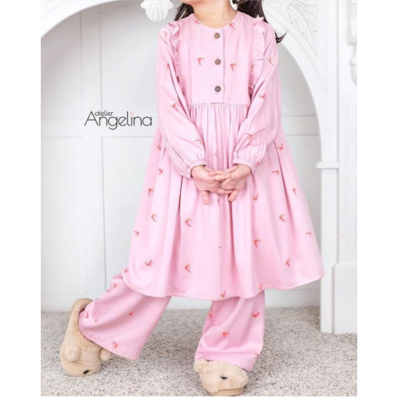 Little Zahra Watermelon PINK by Atelier Angelina