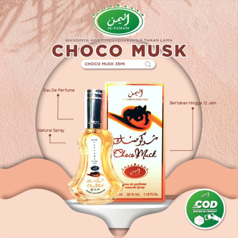 Parfum AL YAMANI Spray 35ml Aroma Choco Musk