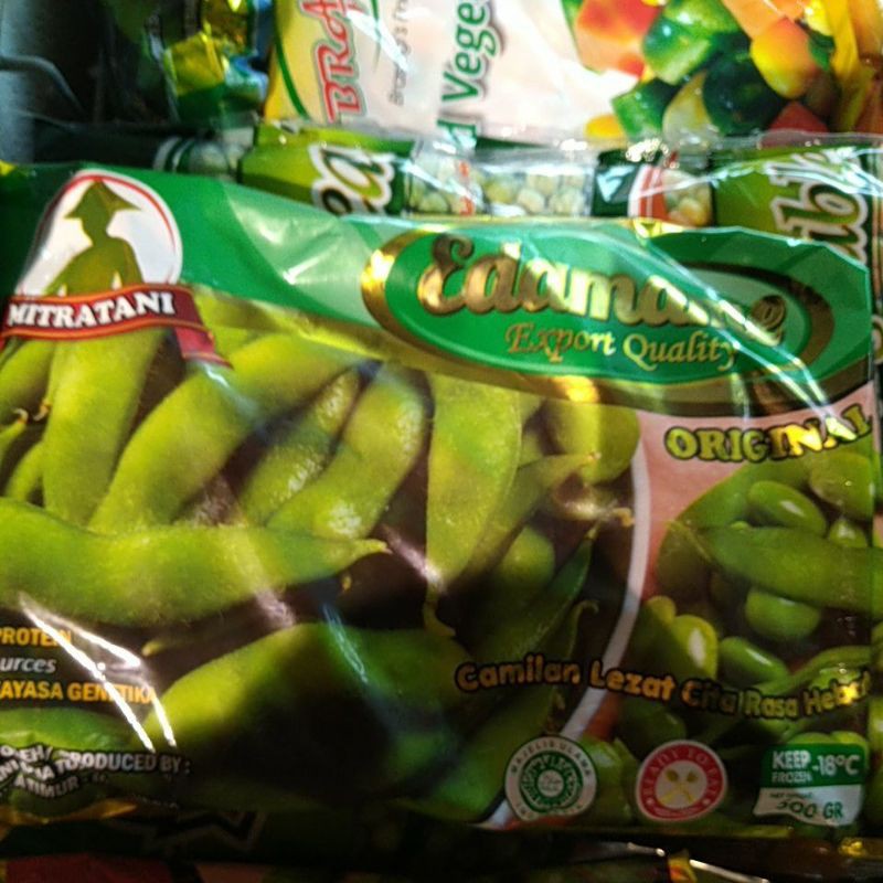 

Mitratani edamame export quality original flavour 500gr frozen food
