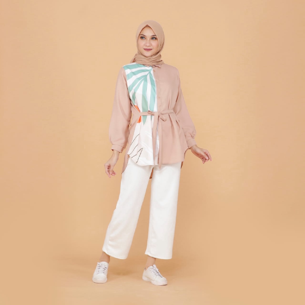 Zahra - Pakaian Wanita Dewasa Arina Blouse Print | Pakaian Cewek Dewasa