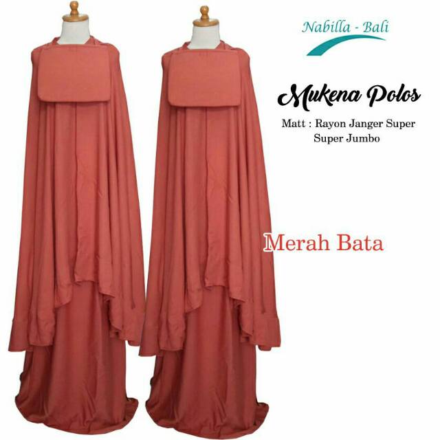 Mukena POLOS Nabila Bali