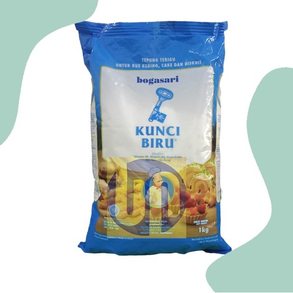 

[KEMASAN 1 KG] TEPUNG TERIGU KUNCI BIRU BOGASARI MURAH MERIAH