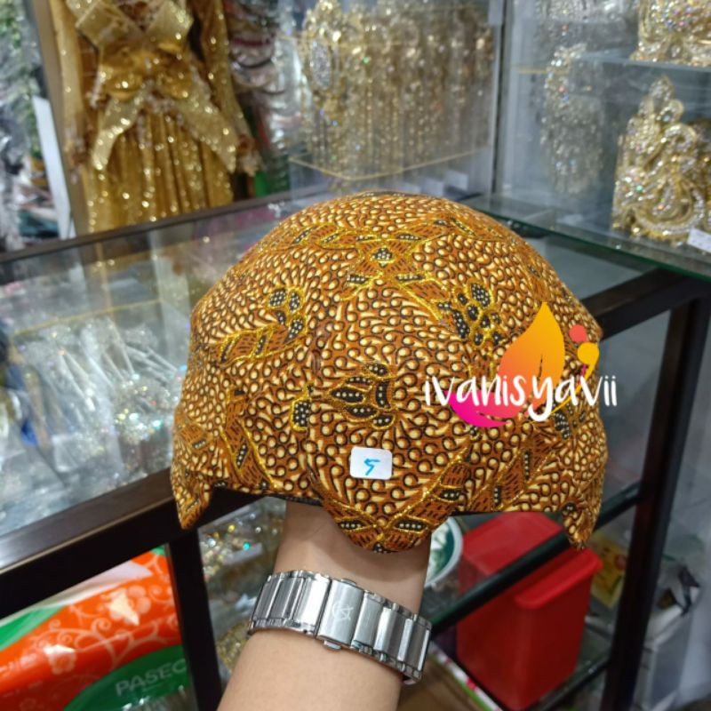 Blangkon Pengantin Prodo SOLO/ SUNDA, Motif Sido Mukti