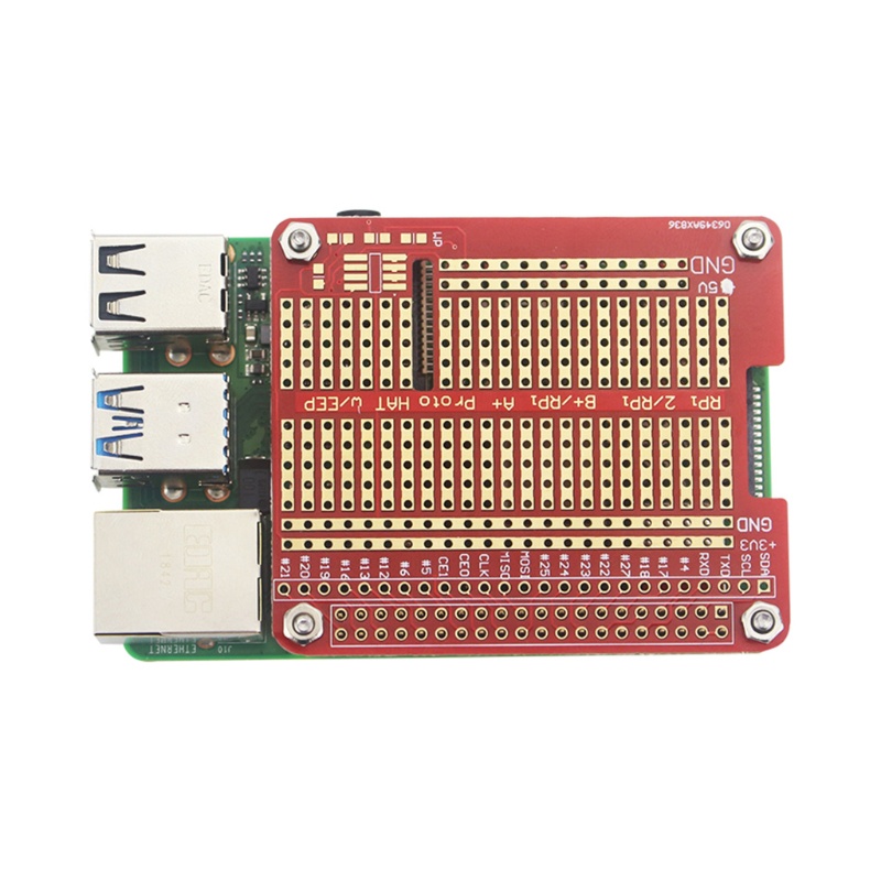 Aksesoris Papan Ekstensi btsg Raspberry Pi Prototype Board GPIO Expansion Plate