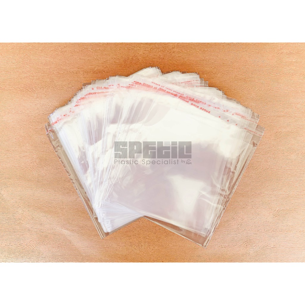 

Plastik OPP Seal Kecil 15x15 / Plastik Souvenir / Plastik OPP 15x15 / Plastik Kaca OPP Lem Seal