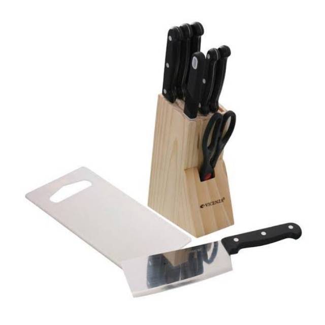 Vicenza V910K Stainles Steel Knife Set - Hitam