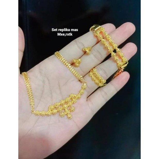 kalung sultan emas 24k model  matahari ,persis seperti emas asli kinclong