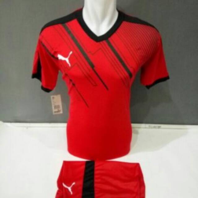 Baju Olahraga Jersey Bola Kaos Setelan Futsal puma