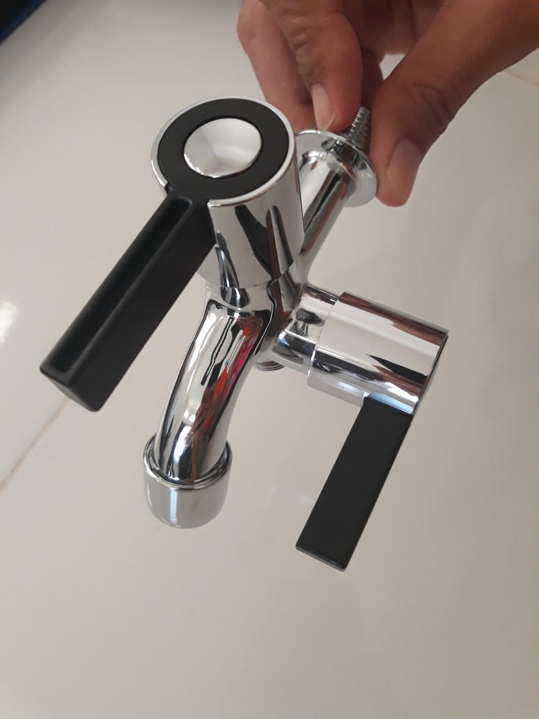Keran Air Dobel Keran Shower - Kran Cabang Doble Shower