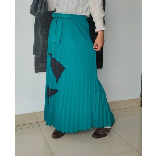 (COD) ROK PLISKET MQHIJAB TERBARU (PILIH WARNA)