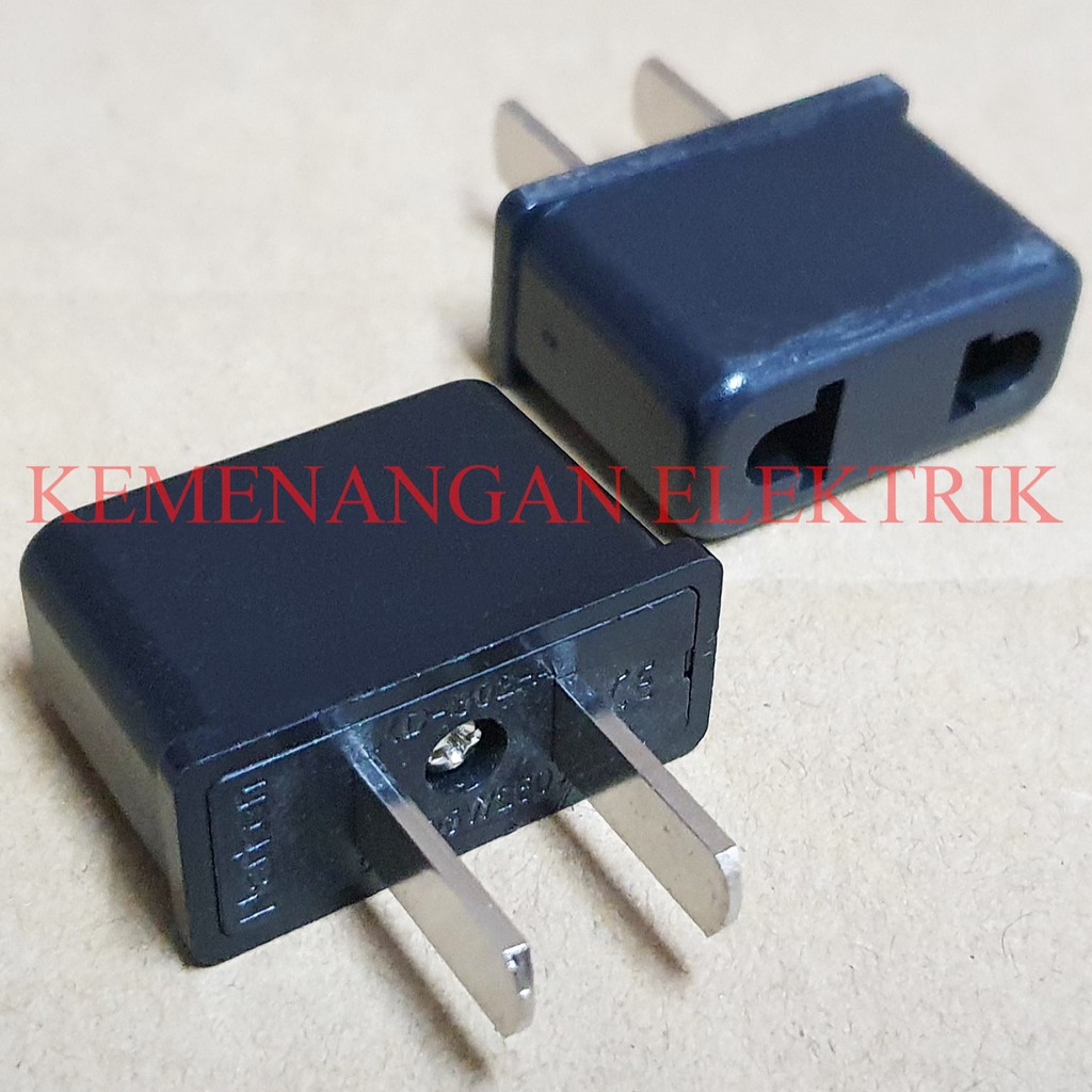 OVER STEKER ADAPTOR COLOKAN SAMBUNGAN LISTRIK GEPENG / PIPIH KE GEPENG / OVERSTEKER