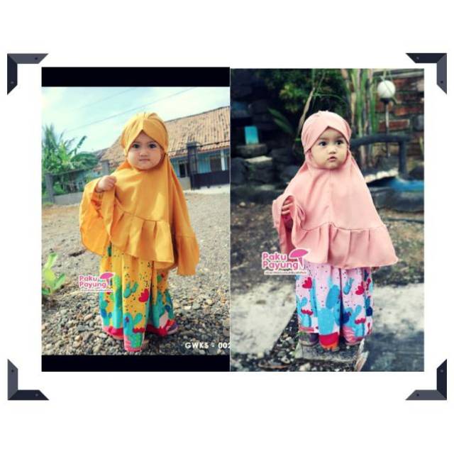 GAMIS ANAK PAYUNG WOLFIS SERIES USIA 1-8 THN