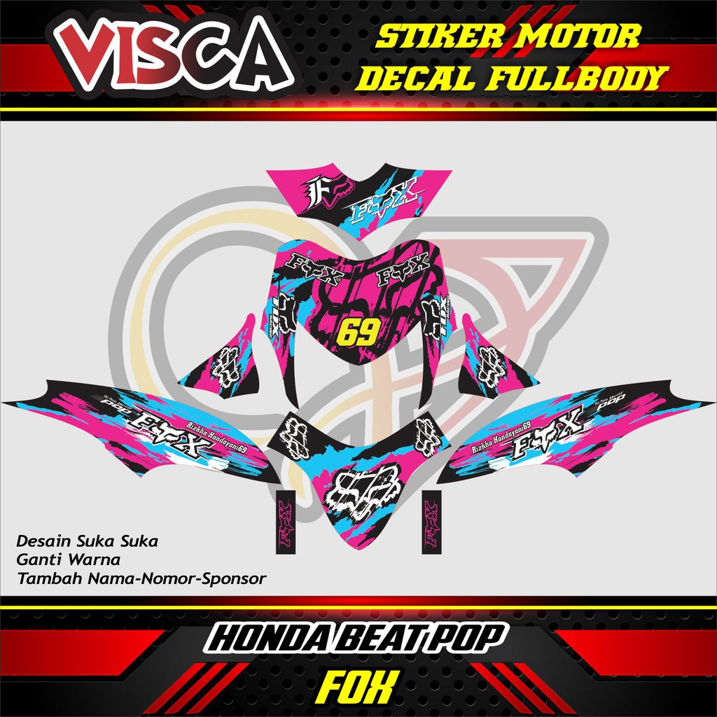 10 Ide Stiker  Keren  Motor  Beat  Aneka Stiker  Keren 