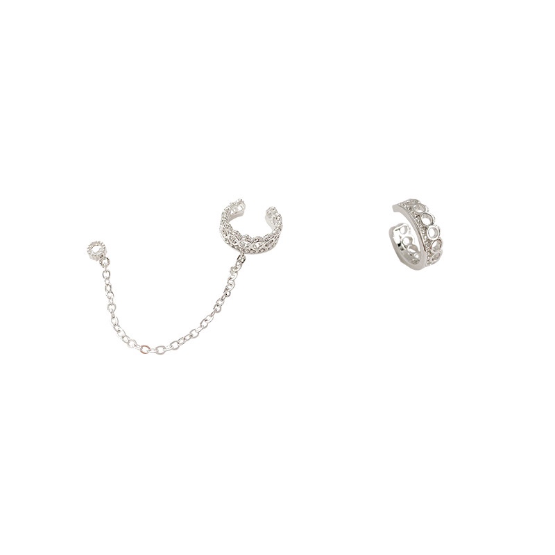 Anting Tusuk Gantung Bahan Sterling Silver 925 Desain Cincin Untuk Wanita