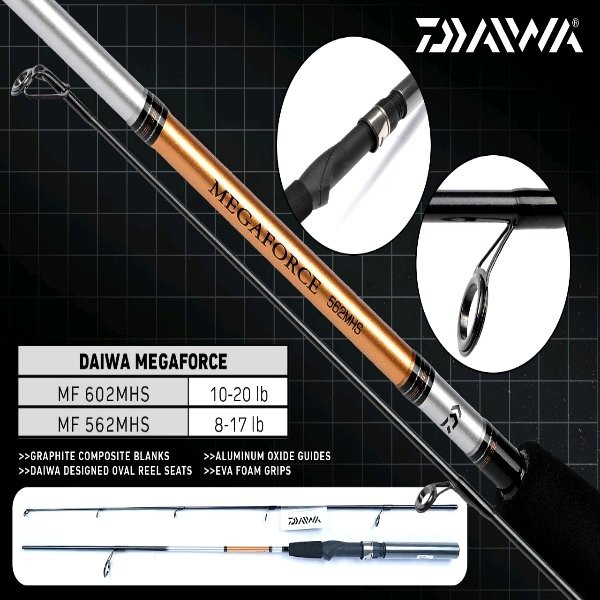 joran daiwa megaforce 602mhs