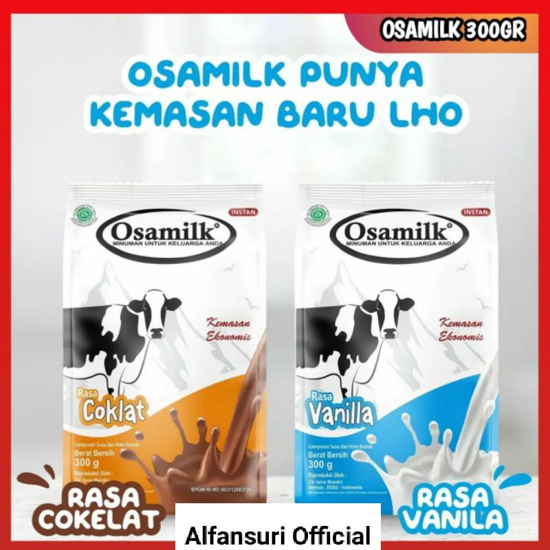 

Susu Osamilk 300 Gram Kemasan Ekonomis