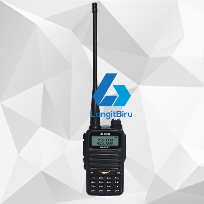 HT Alinco DJ-CRX7 Dual Band Handy Talkie CRX 7 Ori Garansi