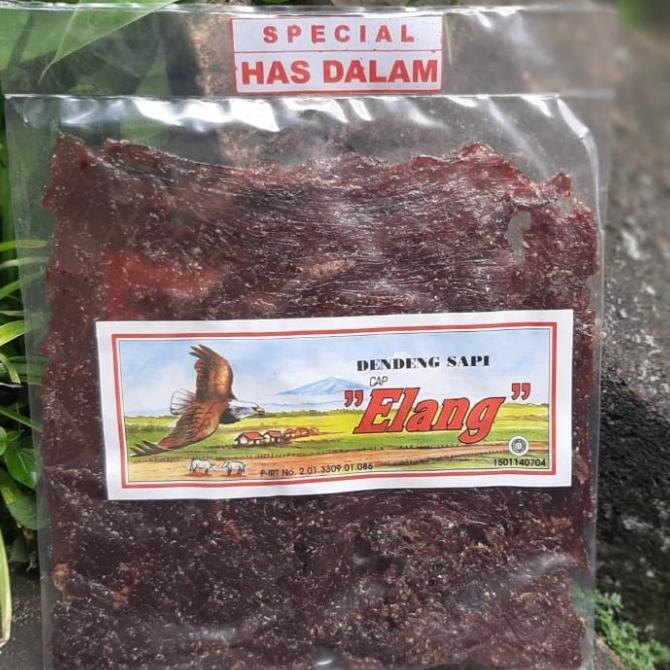 

Dendeng sapi manis Elang khas Boyolali 250gr has dalam dan lulur