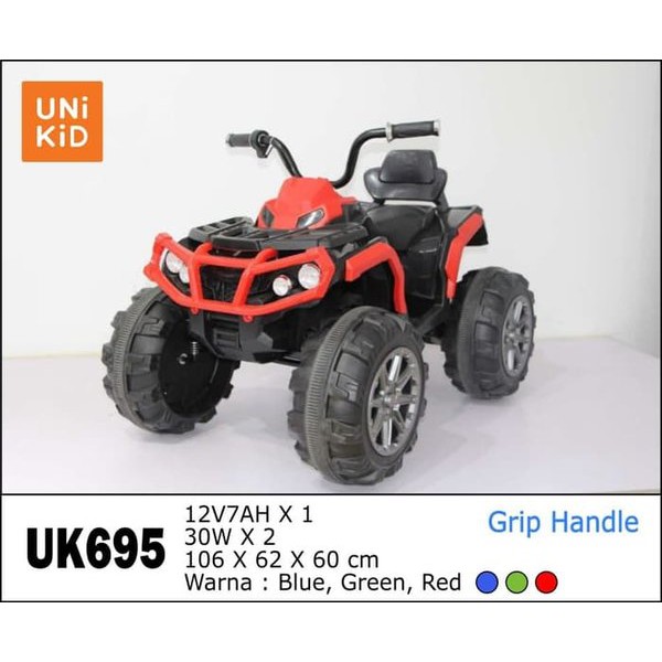 Motor Aki Anak ATV Trail Unikid UK-695 Mainan Motor Aki Anak