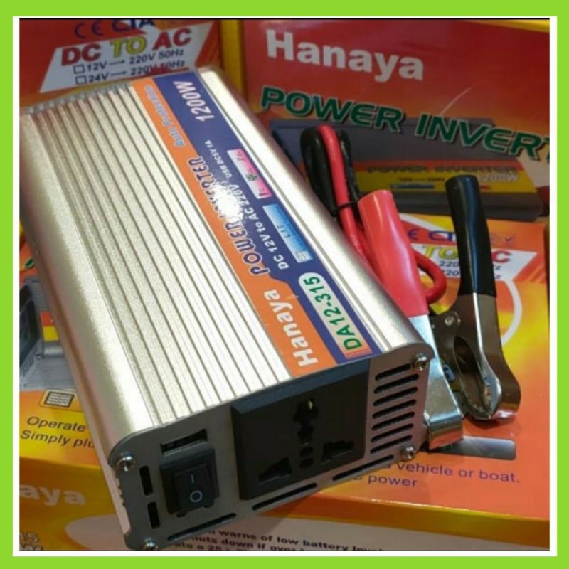 Inverter HANAYA 1200 WATT DC 12V TO AC 12V ORGINAL HANAYA