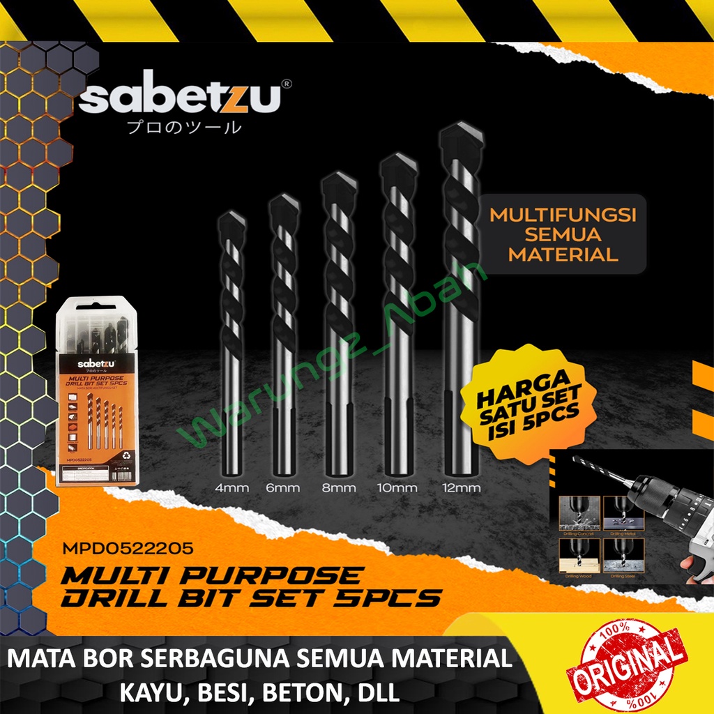 KEPALA MATA BOR MULTI FUNGSI MULTIFUNGSI MULTIMATERIAL SERBAGUNA DRILL BITS SET PREMIUM UNTUK KAYU B