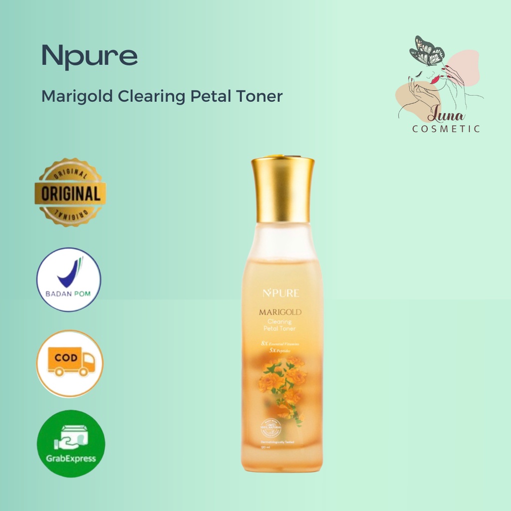 NPURE Marigold Clearing Petal Toner / Toner Anti Penuaan Dini