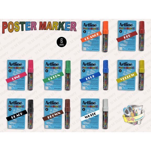 

ARTLINE POSTER MARKER EPP-6 [ BOX ISI 6 ]