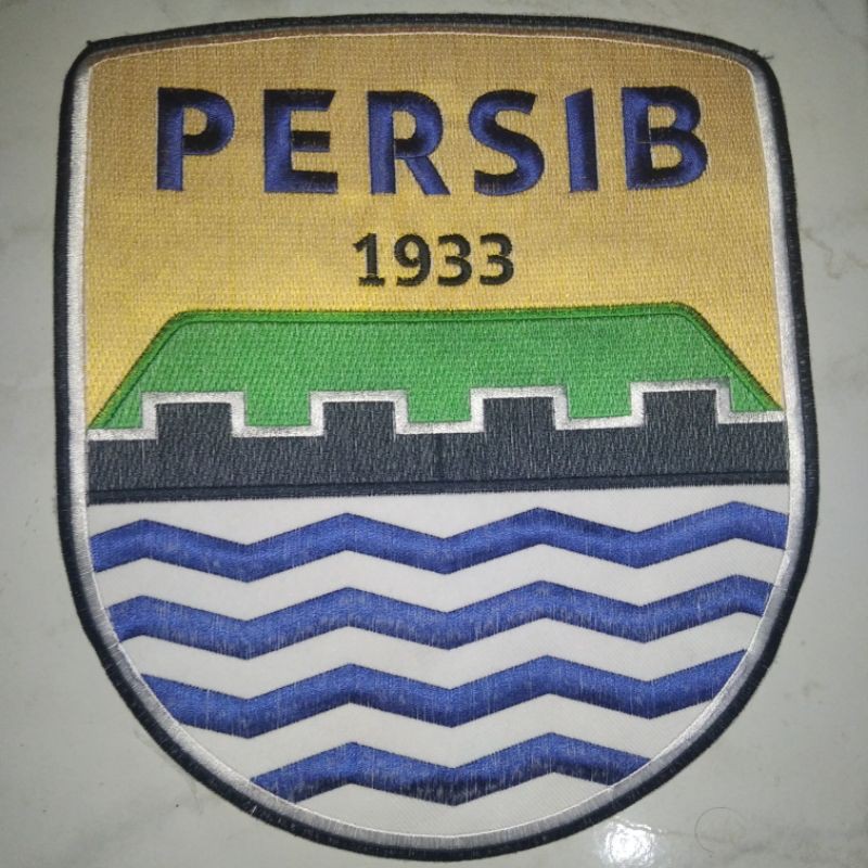 bordir emblem patch Persib besar