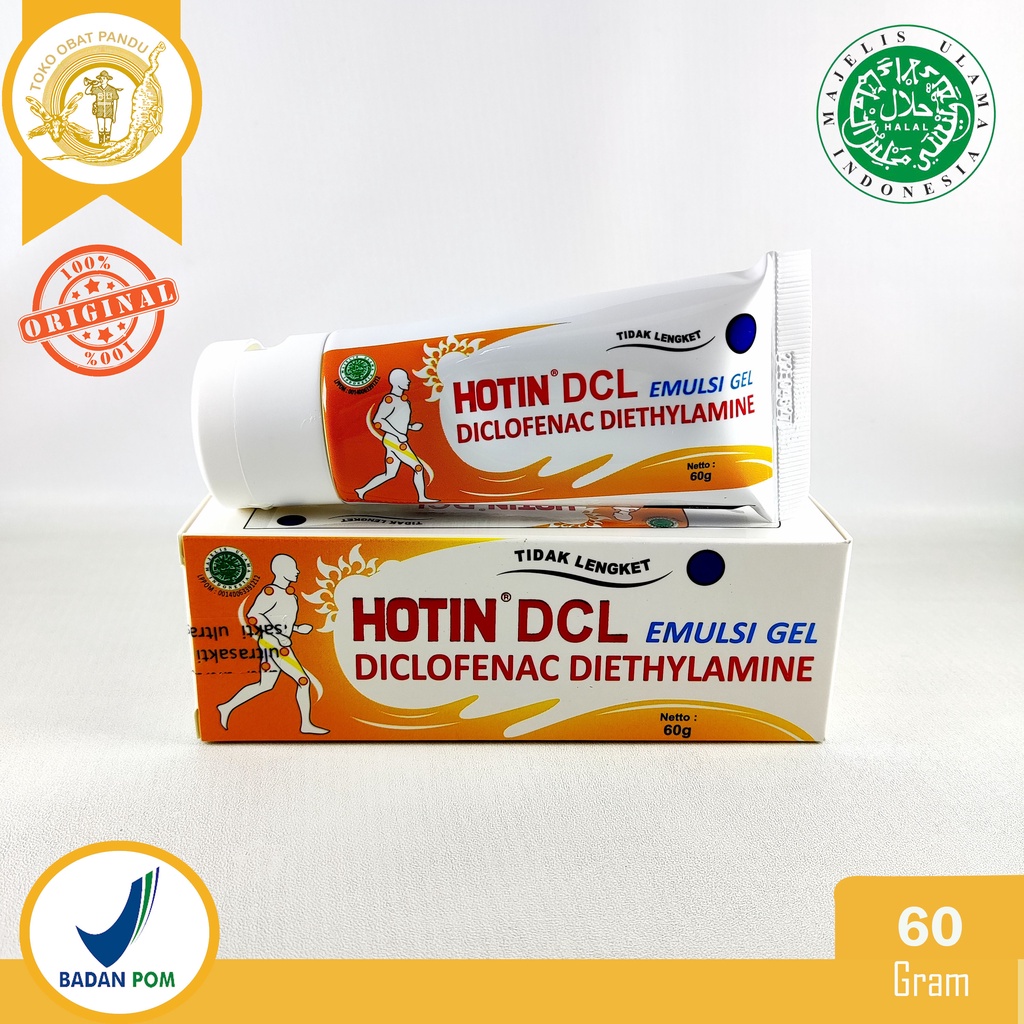 HOTIN DCL EMULSI GEL (60 GRAM) / HOTIN CREAM / HOT IN