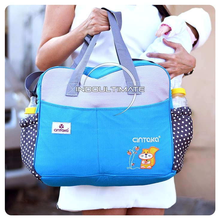 Diaper bag BIG SIZE CINTAKA tas susu baby Diaper bags perlengkapan bayi/ Tas  Bayi diapers bag by 04