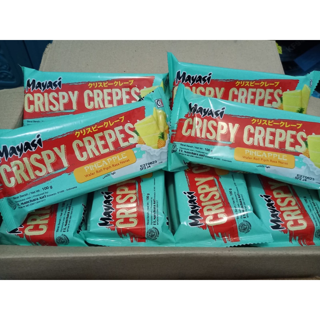 

MAYASI CRISPY CREPES PINEAPPLE 100G