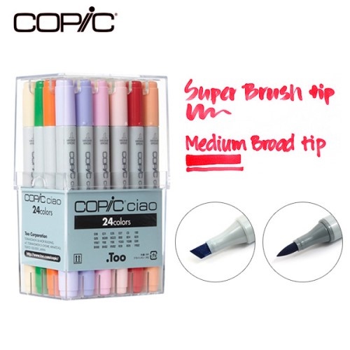 

Copic Ciao Marker Set 24 Basic