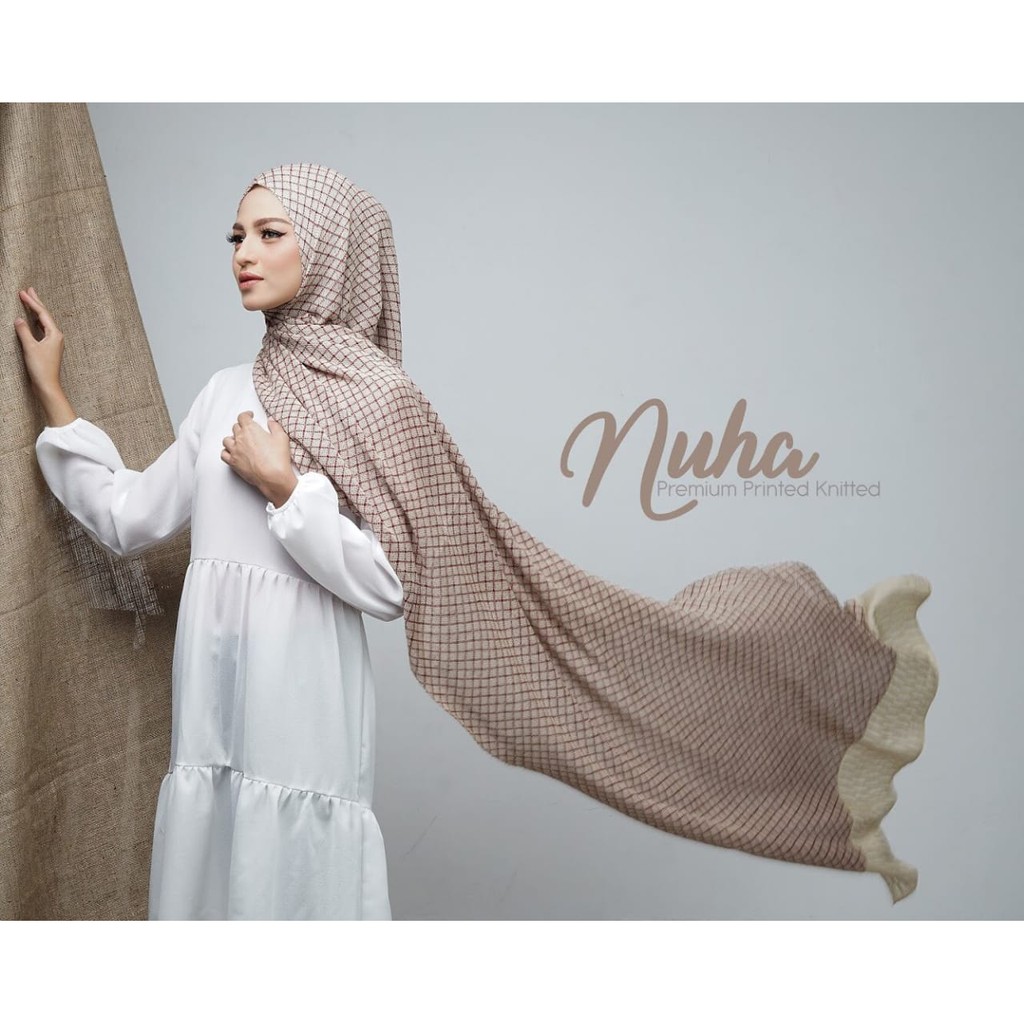 Hijab Rajut Instan Nuha Lines