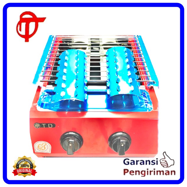 KOMPOR SOSIS SATE 2 TUNGKU TD YL-002 KOMPOR PANGGANGAN TWIN DOG