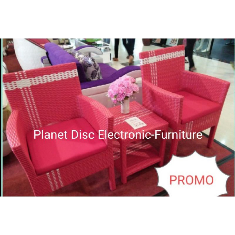 Kursi Rotan Sintetis  Kursi Teras  Kursi Taman  Kursi Anti Rayap  Kursi Tahan Air Promo murah